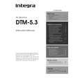 INTEGRA DTM5.3 Instrukcja Obsługi