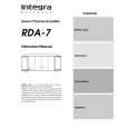 INTEGRA RDA7 Instrukcja Obsługi